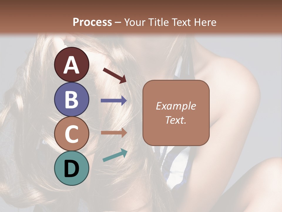 Face Model Elegant PowerPoint Template