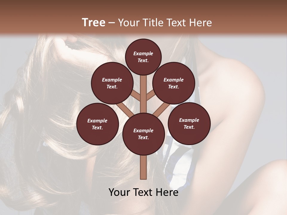 Face Model Elegant PowerPoint Template