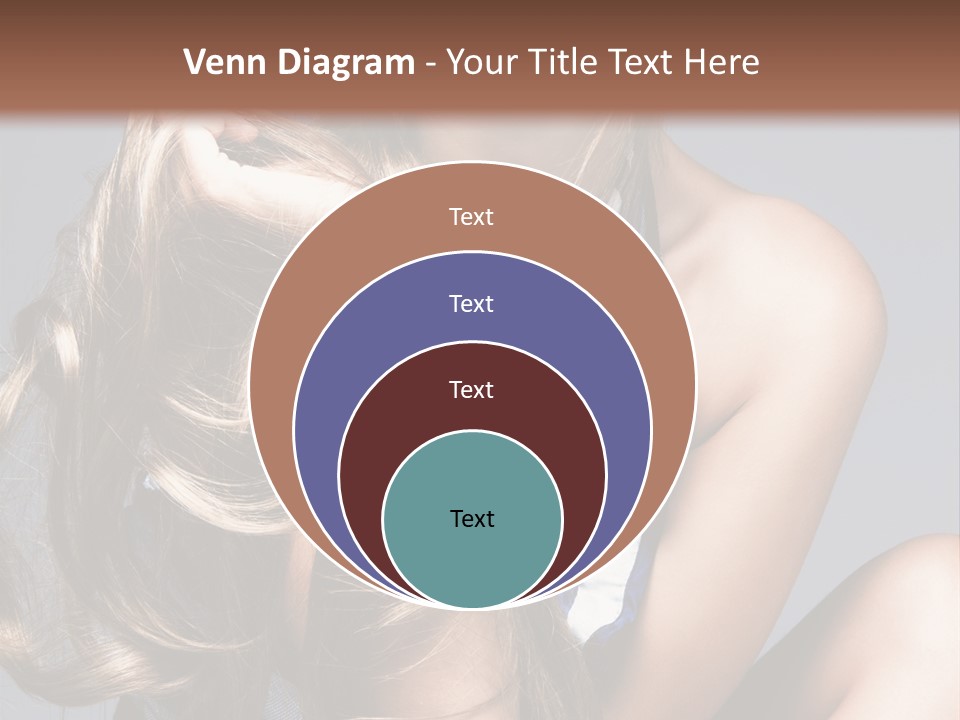 Face Model Elegant PowerPoint Template