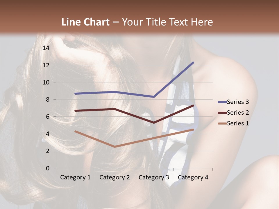 Face Model Elegant PowerPoint Template