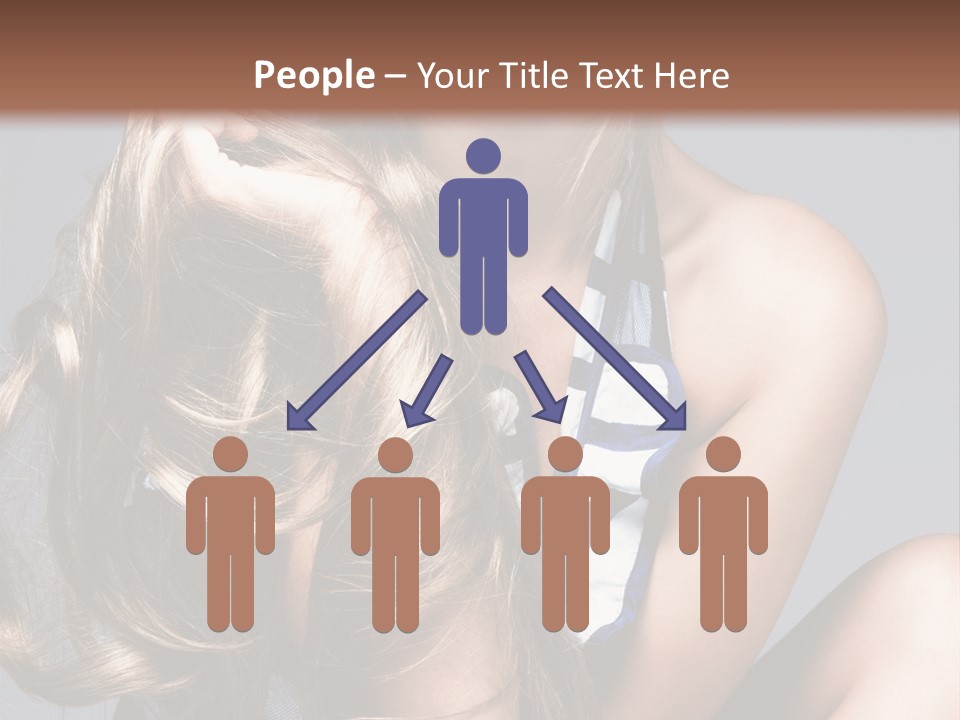 Face Model Elegant PowerPoint Template