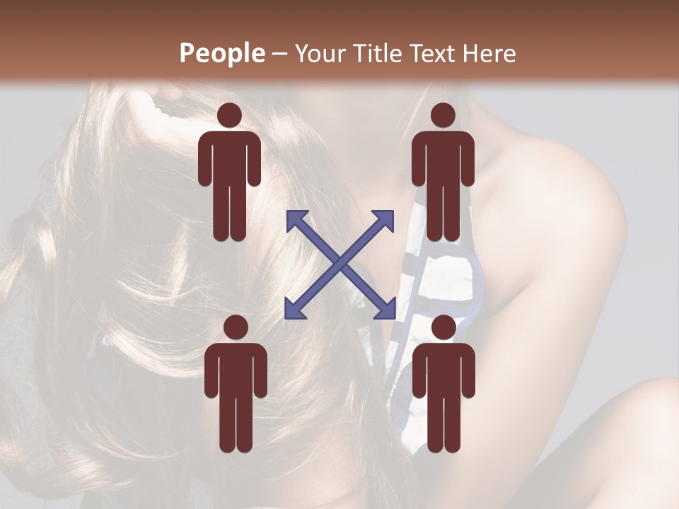 Face Model Elegant PowerPoint Template