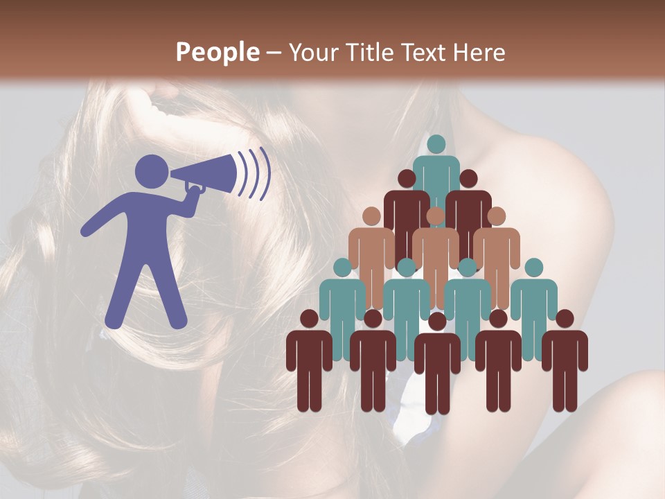 Face Model Elegant PowerPoint Template