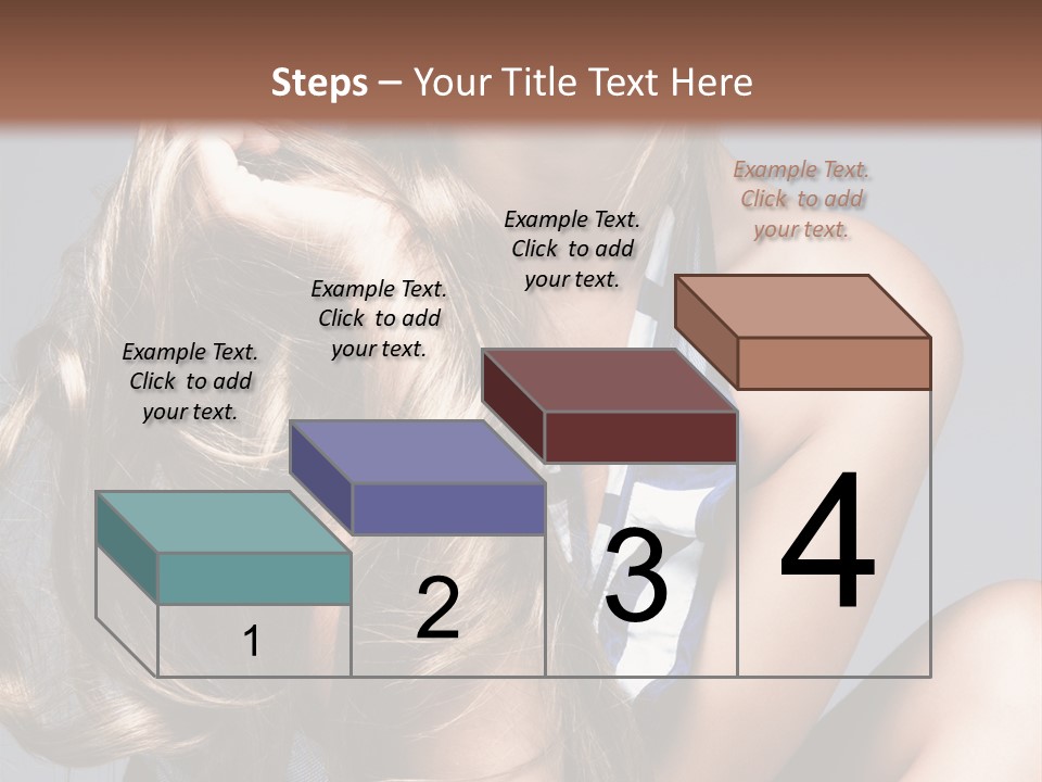 Face Model Elegant PowerPoint Template