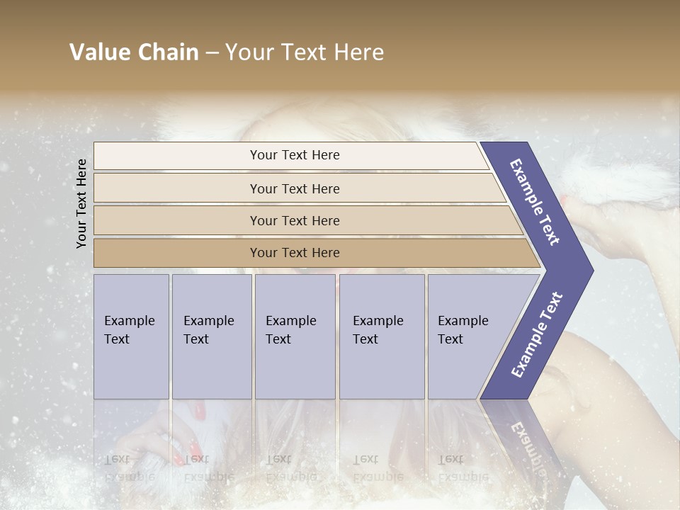 Woman Looking At Camera Beauty PowerPoint Template