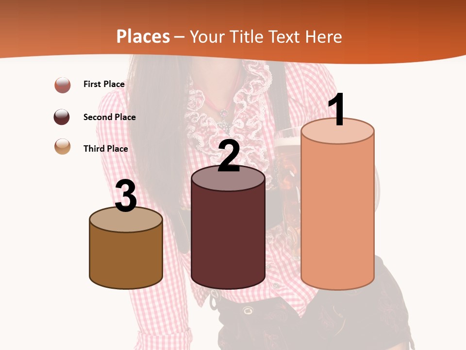 Teenager Bayern Blaue Augen PowerPoint Template