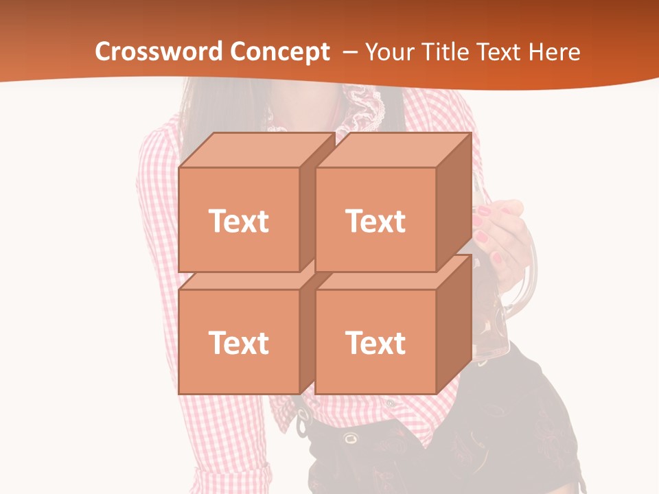 Teenager Bayern Blaue Augen PowerPoint Template