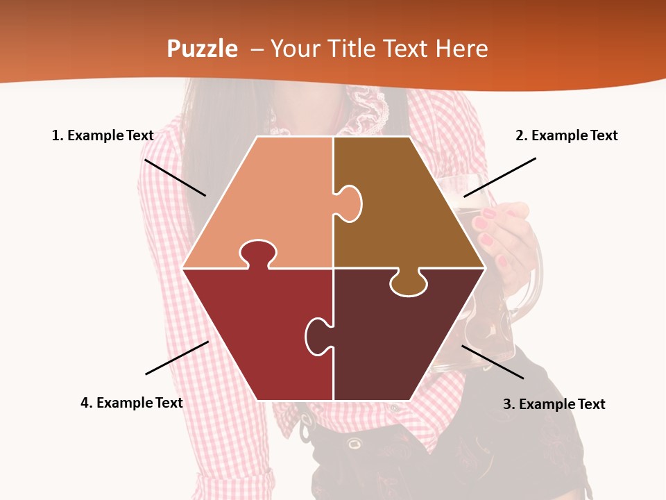 Teenager Bayern Blaue Augen PowerPoint Template