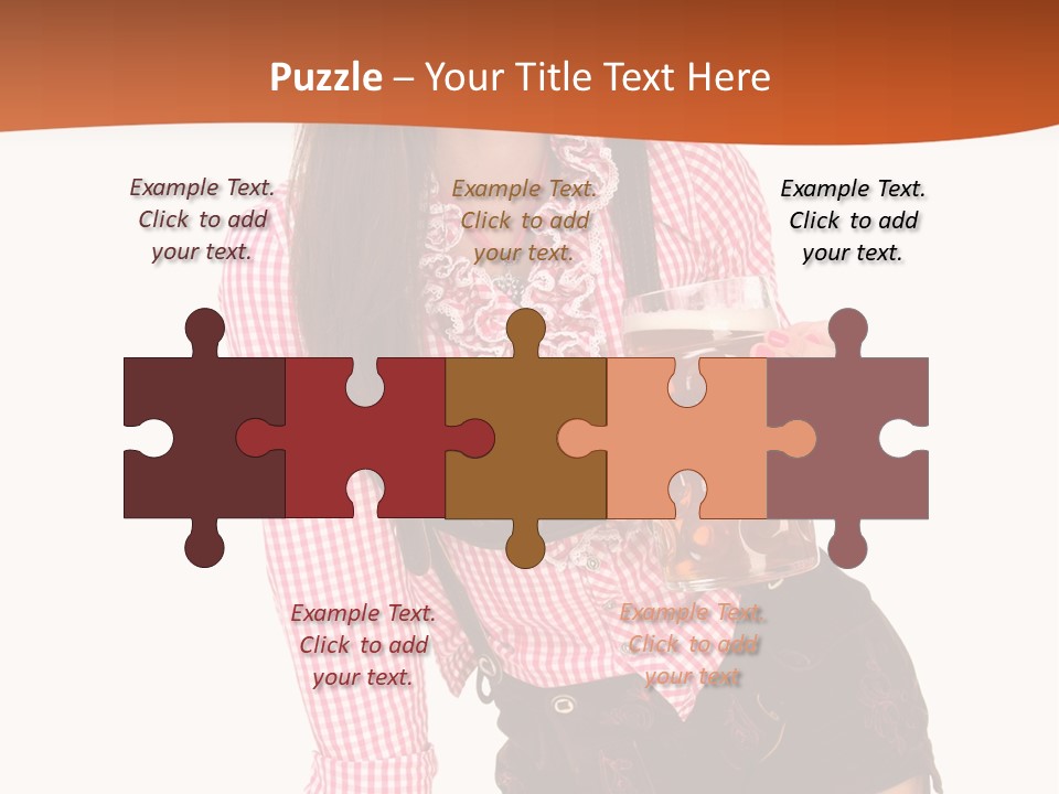 Teenager Bayern Blaue Augen PowerPoint Template