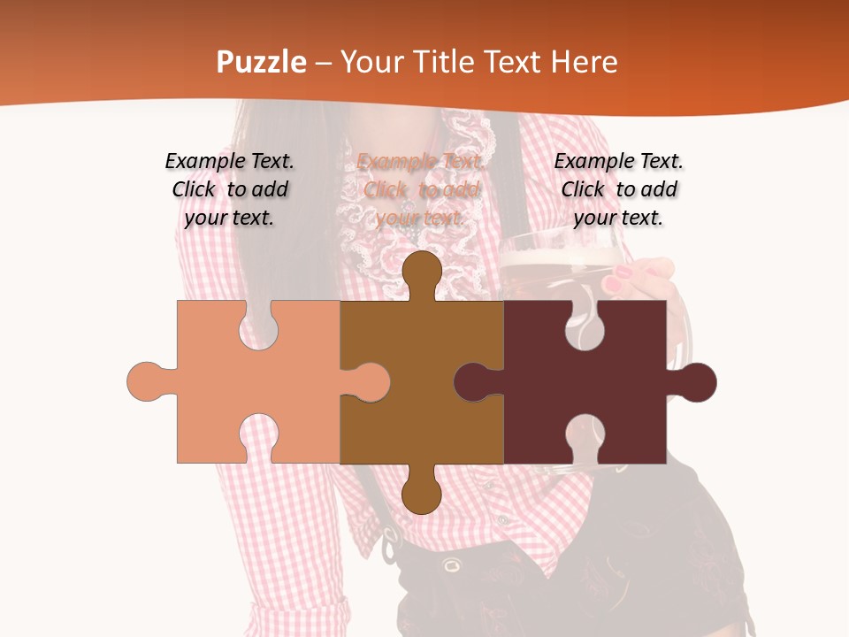 Teenager Bayern Blaue Augen PowerPoint Template