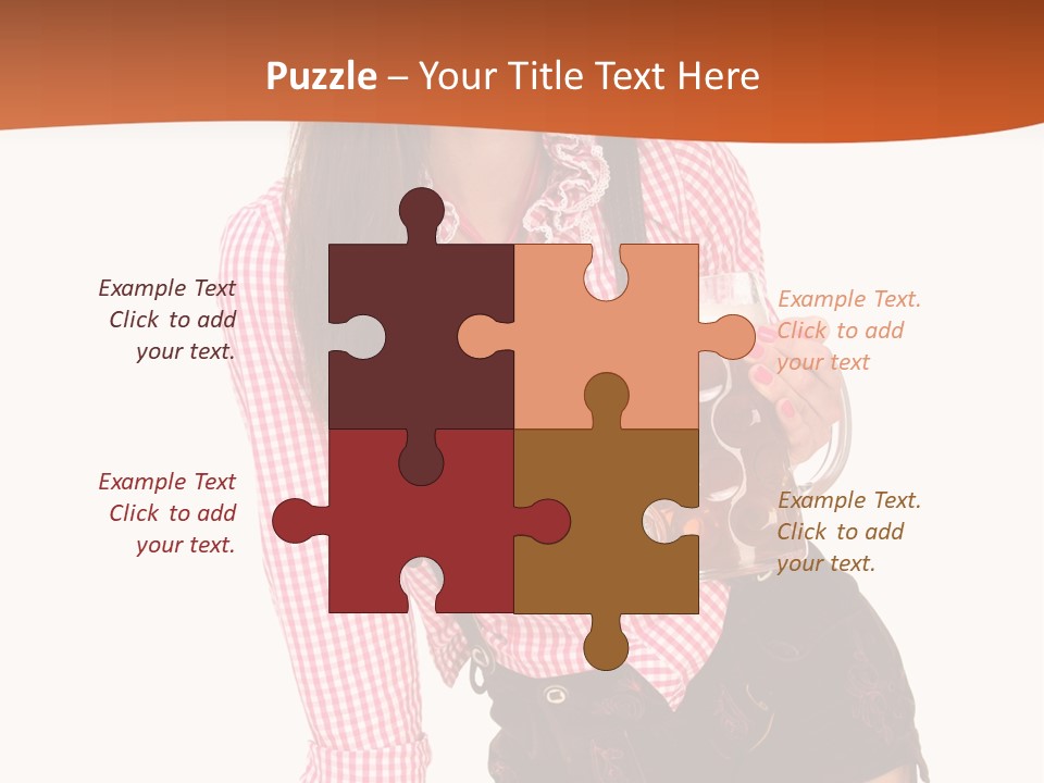 Teenager Bayern Blaue Augen PowerPoint Template