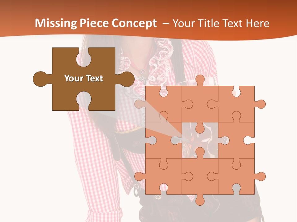 Teenager Bayern Blaue Augen PowerPoint Template