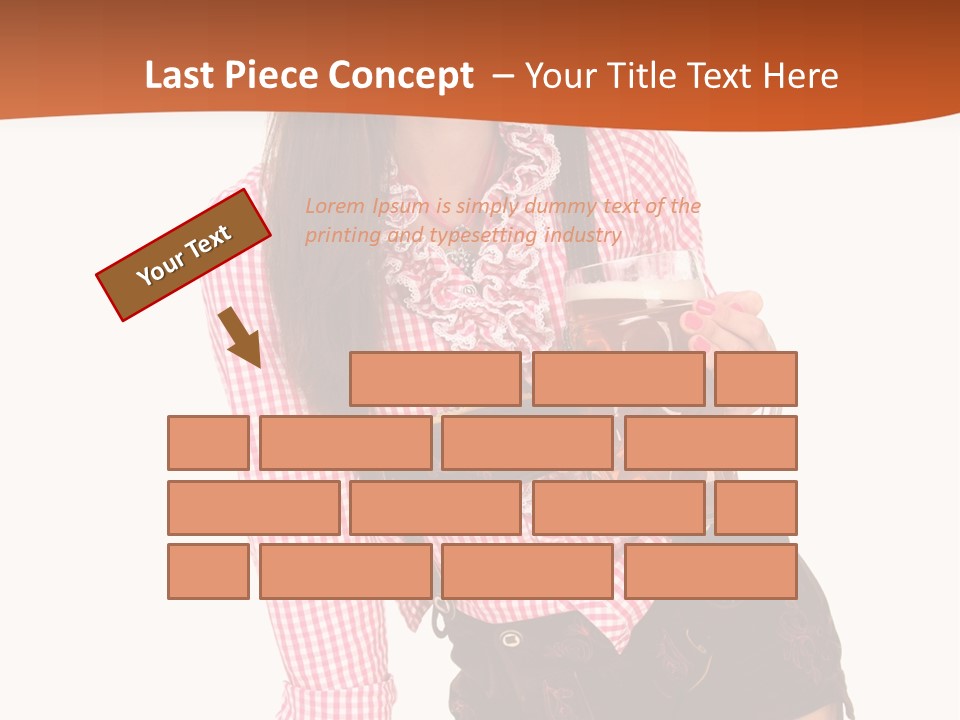 Teenager Bayern Blaue Augen PowerPoint Template