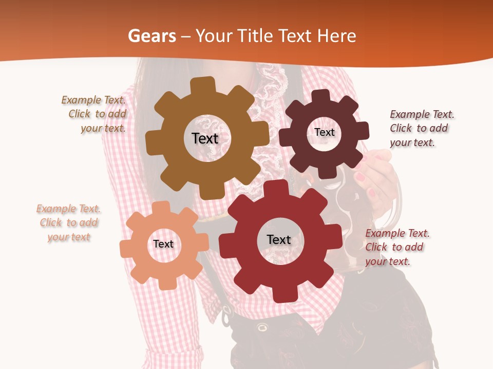 Teenager Bayern Blaue Augen PowerPoint Template