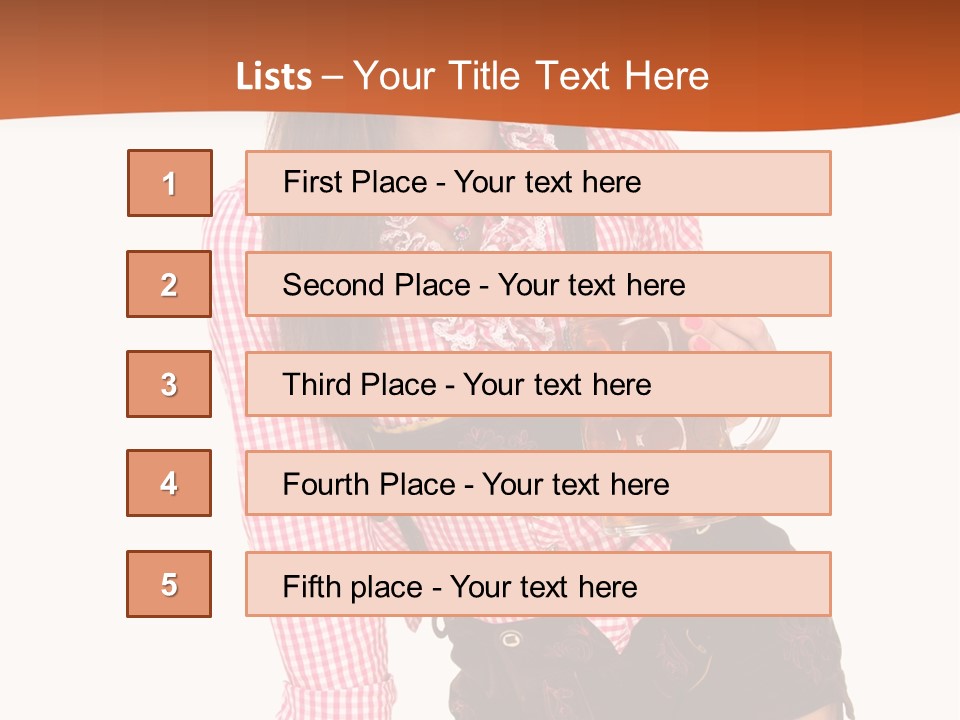 Teenager Bayern Blaue Augen PowerPoint Template