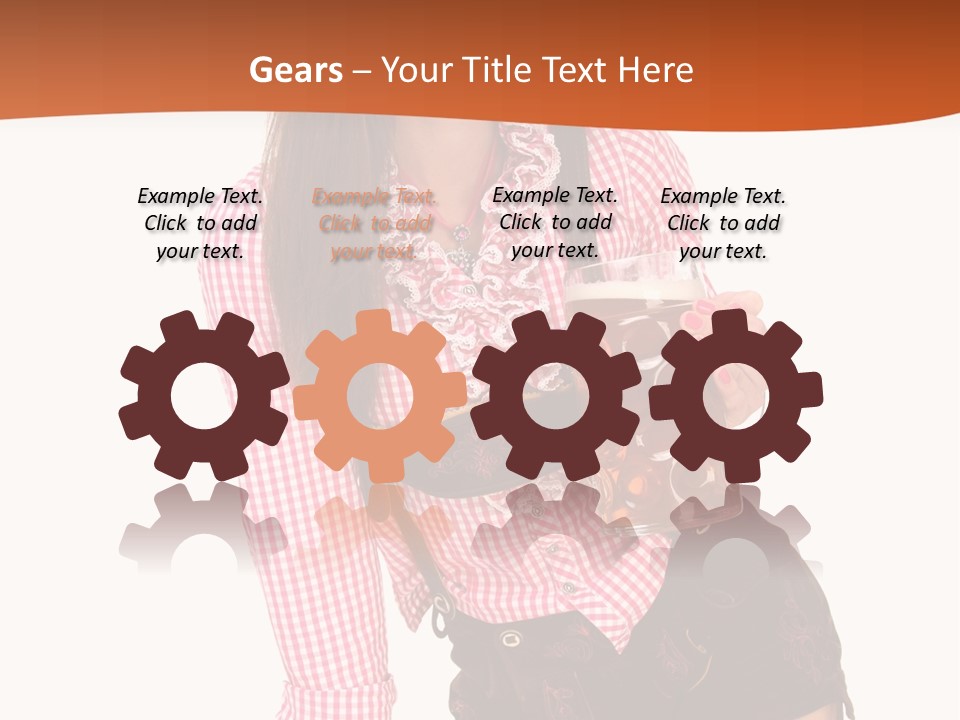 Teenager Bayern Blaue Augen PowerPoint Template