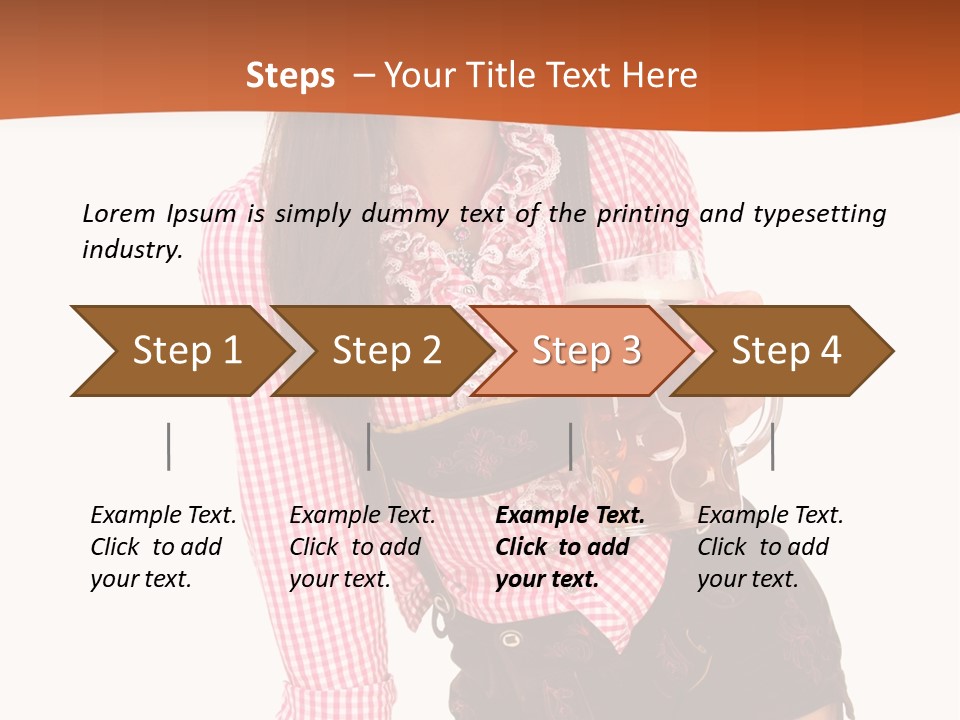 Teenager Bayern Blaue Augen PowerPoint Template