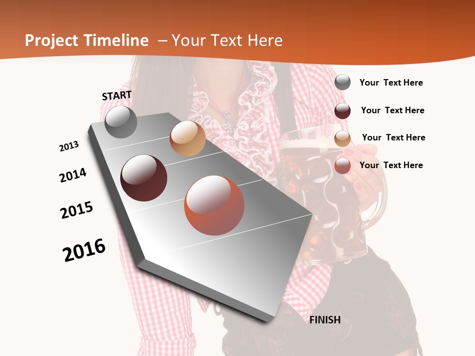 Teenager Bayern Blaue Augen PowerPoint Template