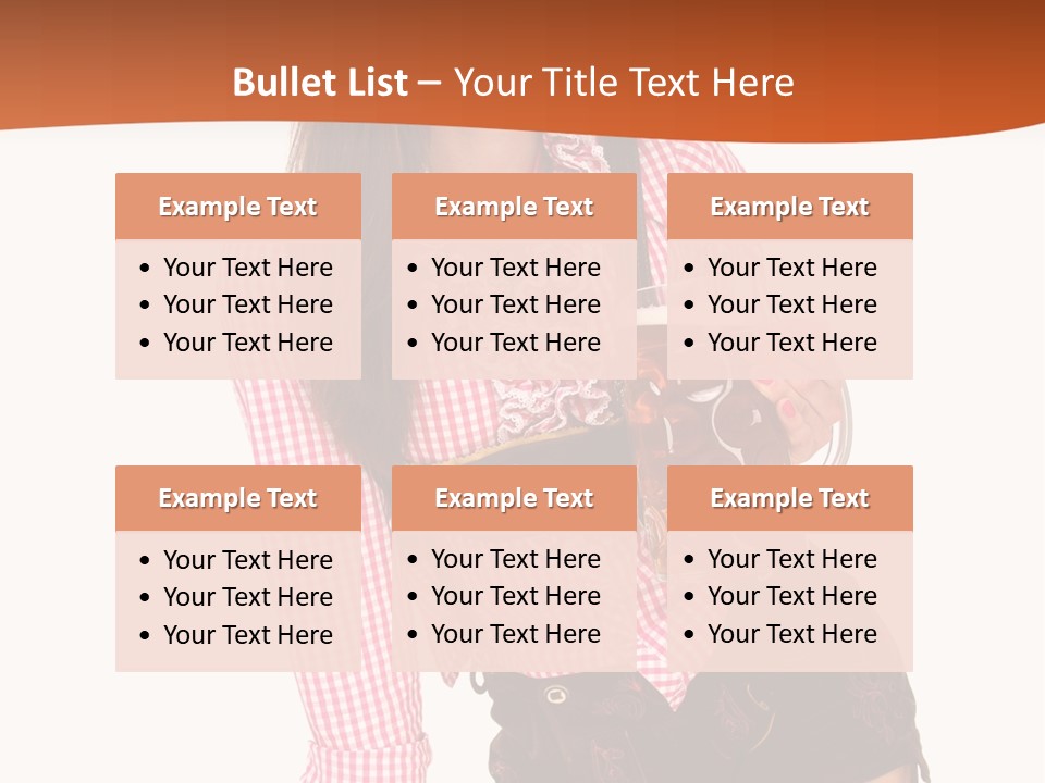 Teenager Bayern Blaue Augen PowerPoint Template