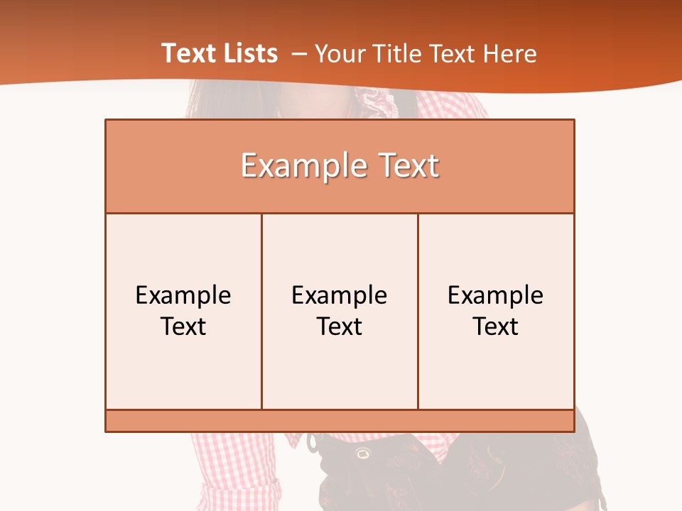 Teenager Bayern Blaue Augen PowerPoint Template
