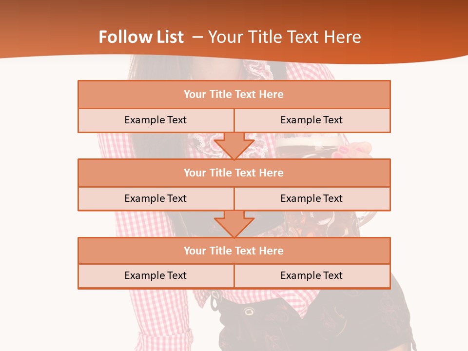 Teenager Bayern Blaue Augen PowerPoint Template