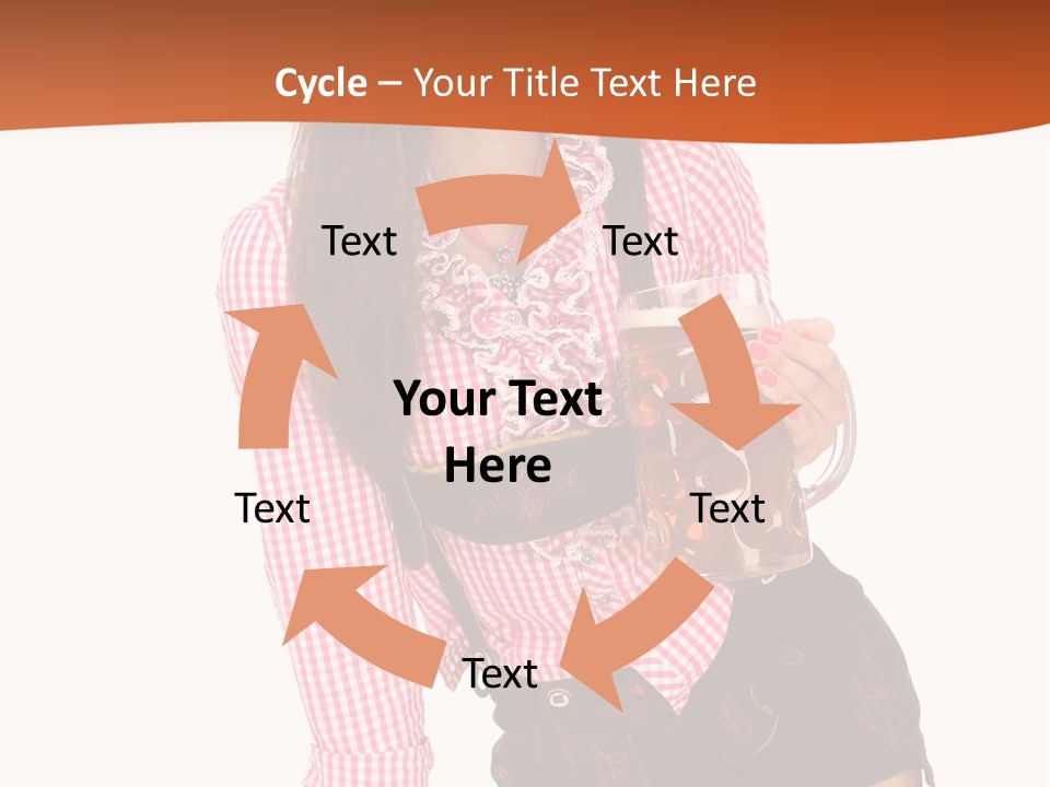 Teenager Bayern Blaue Augen PowerPoint Template