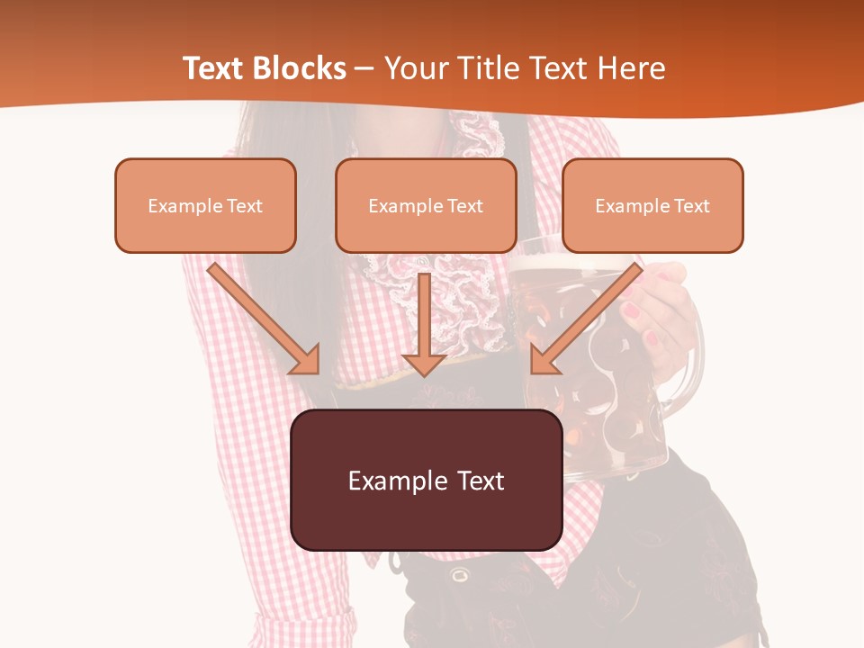 Teenager Bayern Blaue Augen PowerPoint Template