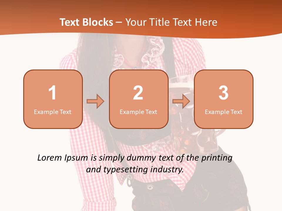 Teenager Bayern Blaue Augen PowerPoint Template