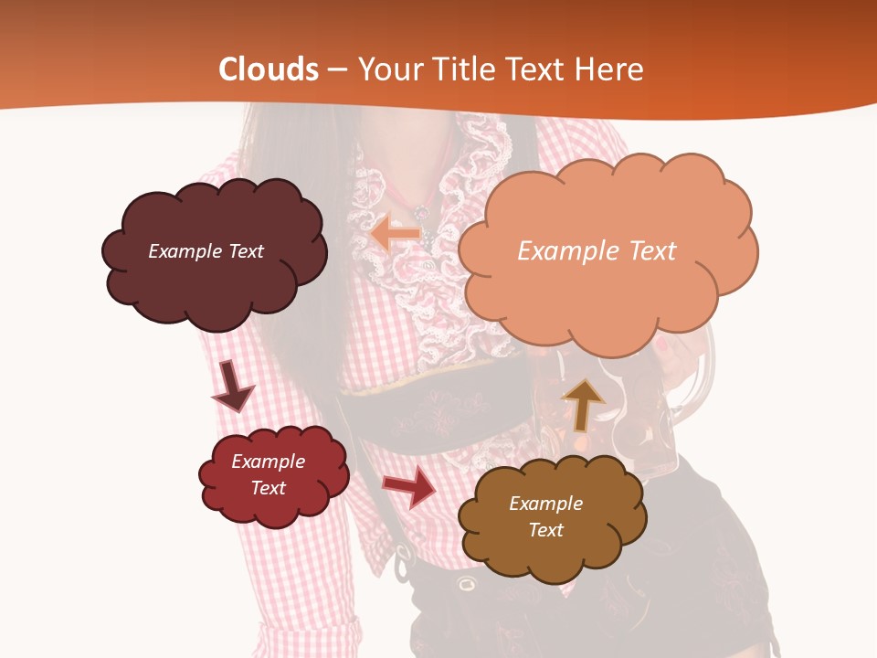 Teenager Bayern Blaue Augen PowerPoint Template