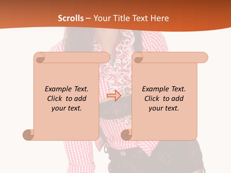 Teenager Bayern Blaue Augen PowerPoint Template