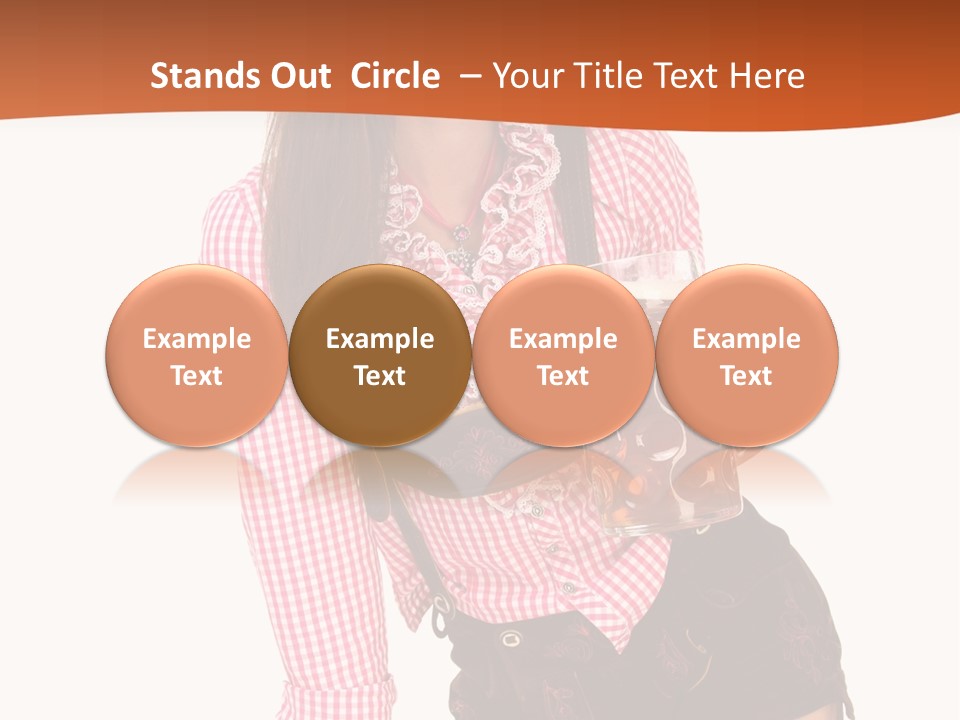 Teenager Bayern Blaue Augen PowerPoint Template