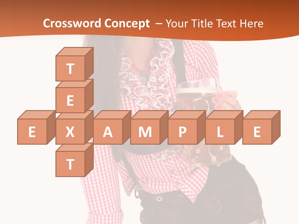 Teenager Bayern Blaue Augen PowerPoint Template