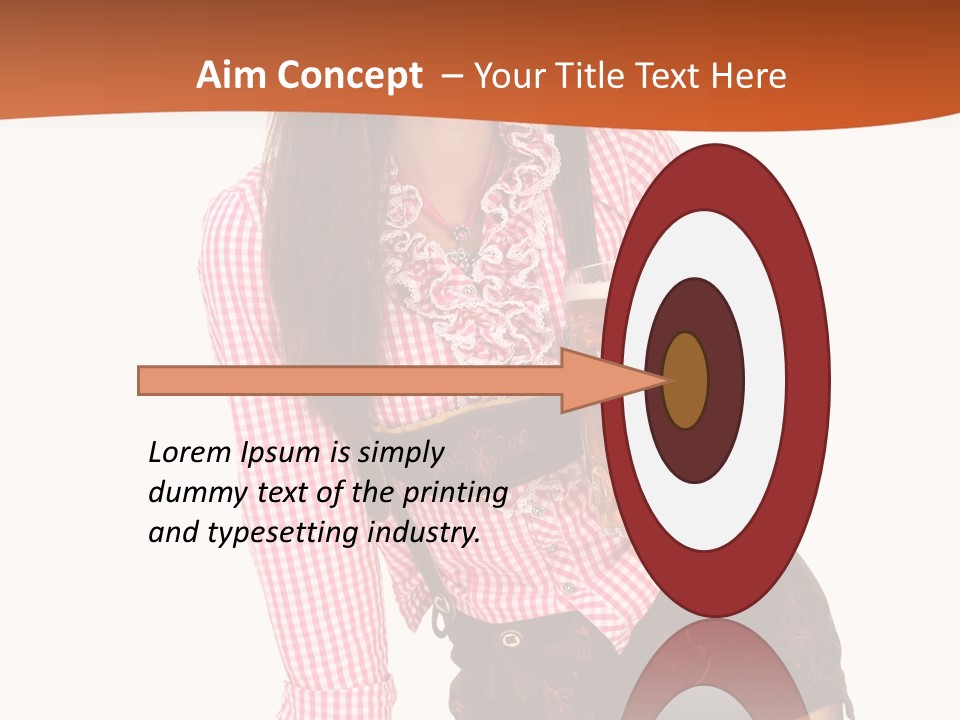 Teenager Bayern Blaue Augen PowerPoint Template