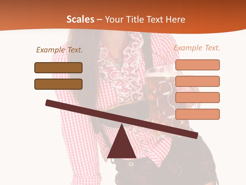 Teenager Bayern Blaue Augen PowerPoint Template