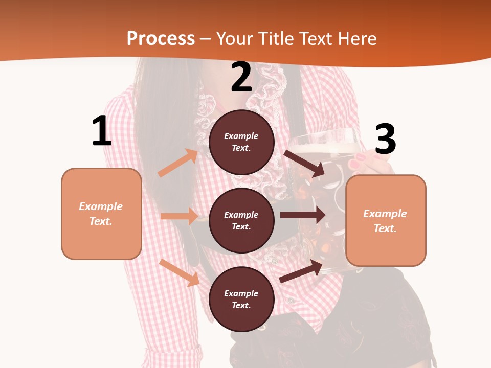 Teenager Bayern Blaue Augen PowerPoint Template