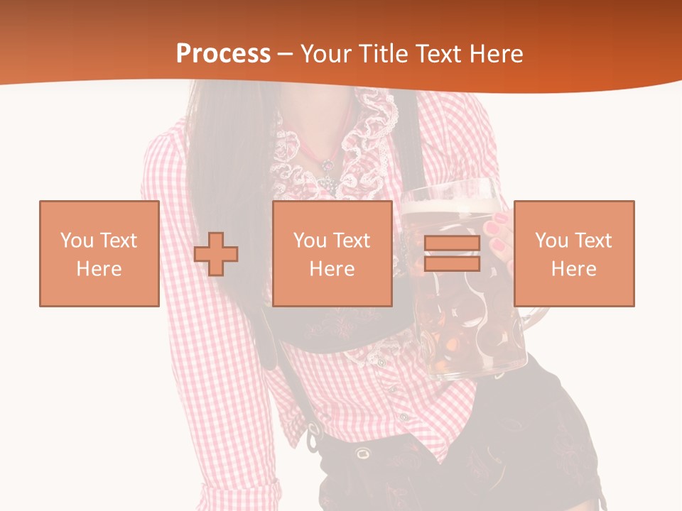 Teenager Bayern Blaue Augen PowerPoint Template