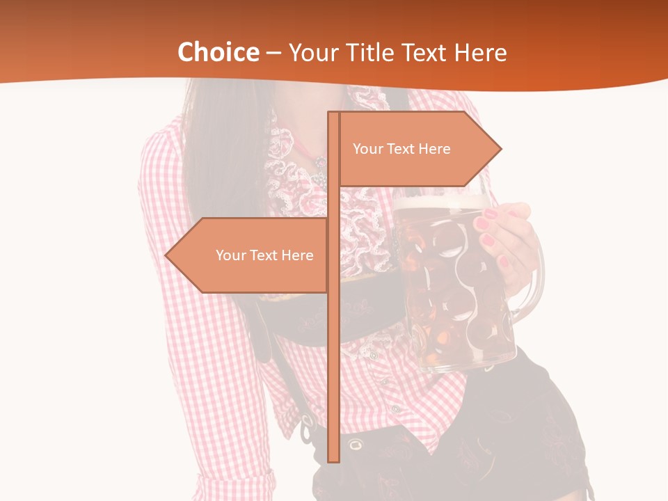 Teenager Bayern Blaue Augen PowerPoint Template