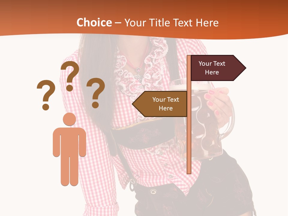 Teenager Bayern Blaue Augen PowerPoint Template