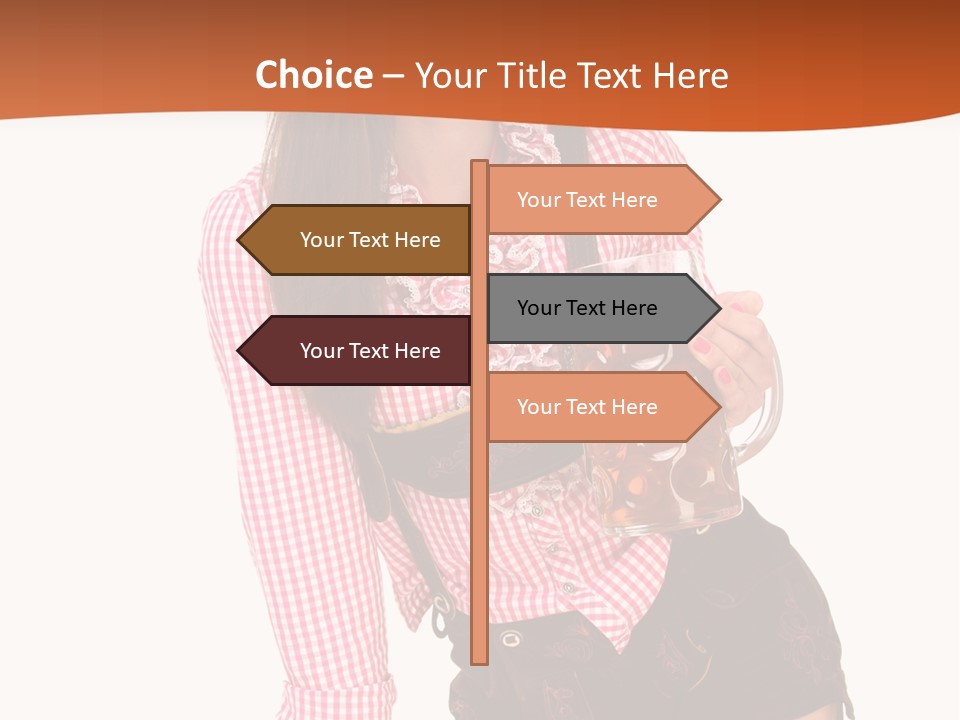 Teenager Bayern Blaue Augen PowerPoint Template