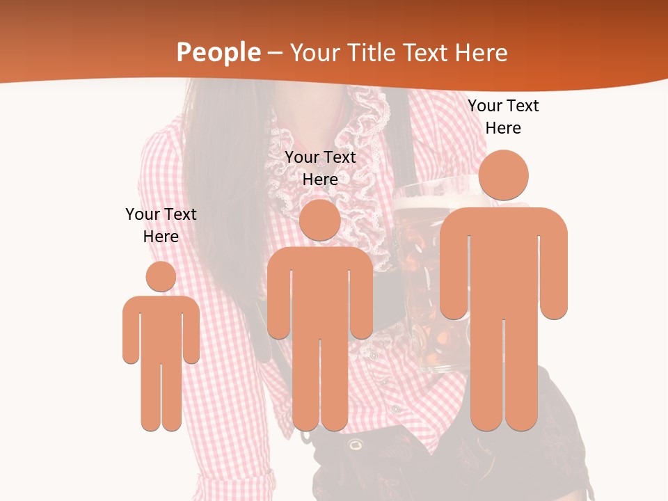 Teenager Bayern Blaue Augen PowerPoint Template