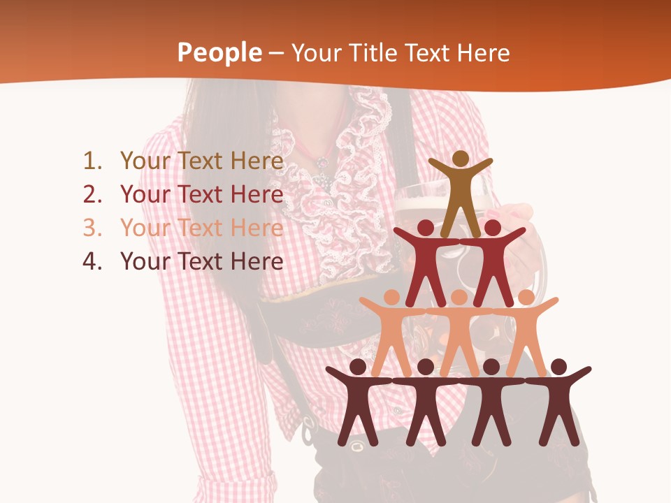 Teenager Bayern Blaue Augen PowerPoint Template