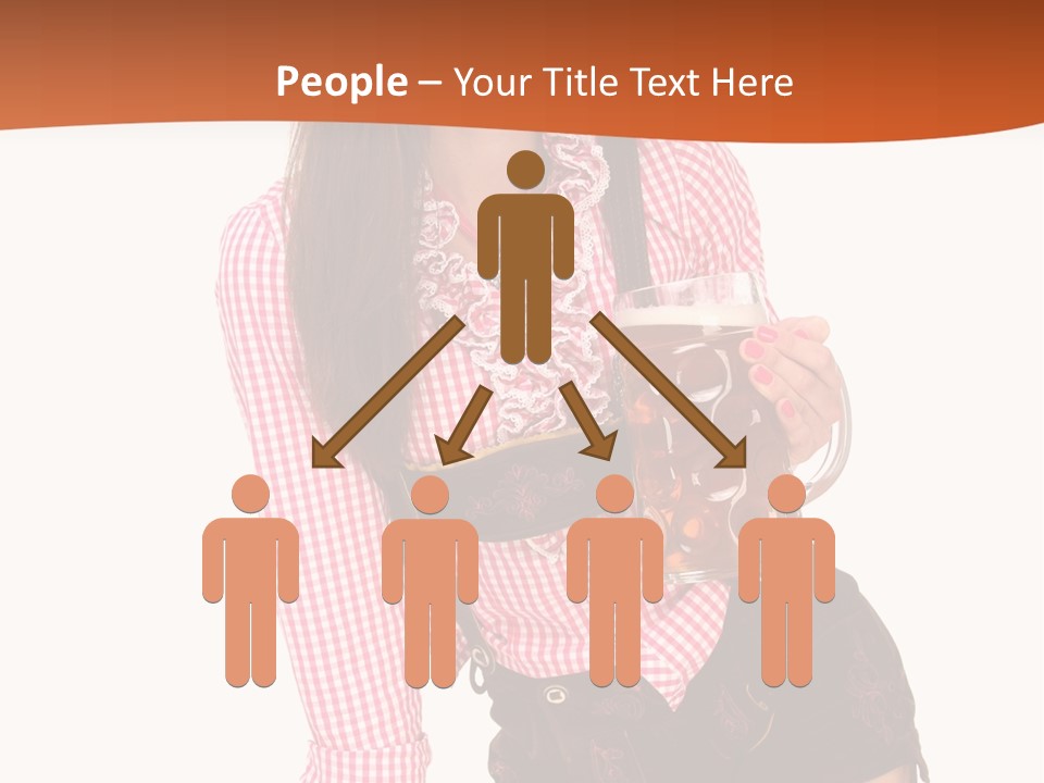 Teenager Bayern Blaue Augen PowerPoint Template