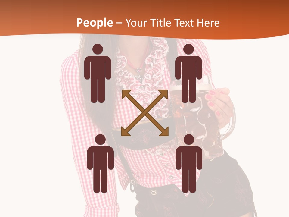 Teenager Bayern Blaue Augen PowerPoint Template