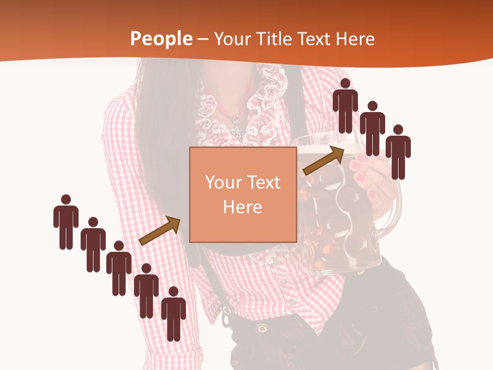 Teenager Bayern Blaue Augen PowerPoint Template