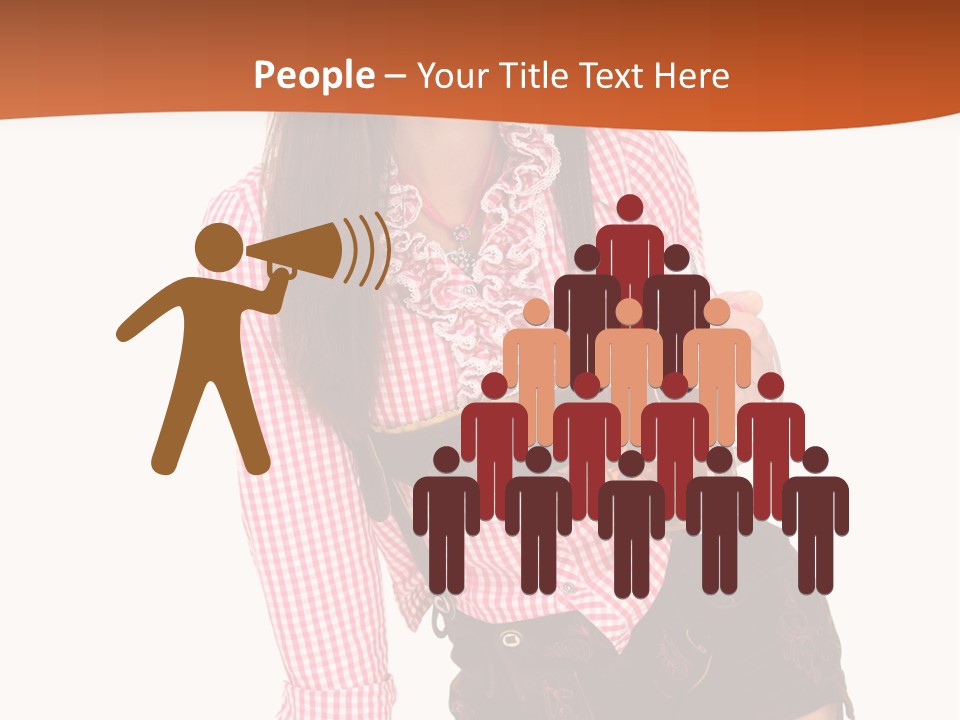 Teenager Bayern Blaue Augen PowerPoint Template