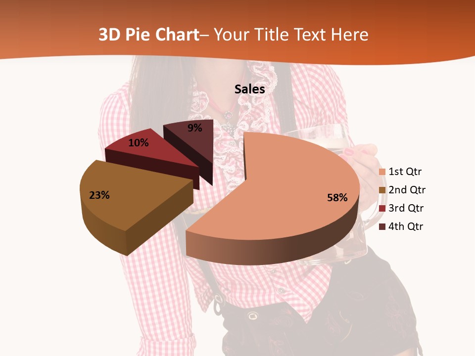 Teenager Bayern Blaue Augen PowerPoint Template