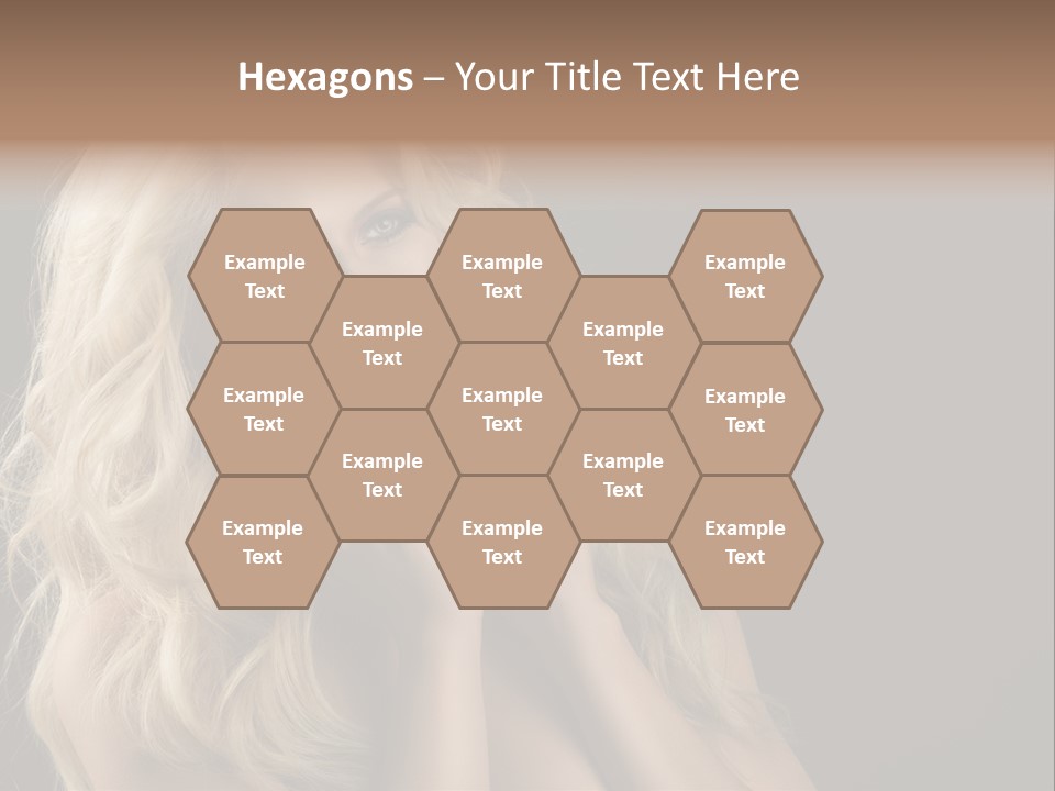 Attractive Fashion Haircut PowerPoint Template