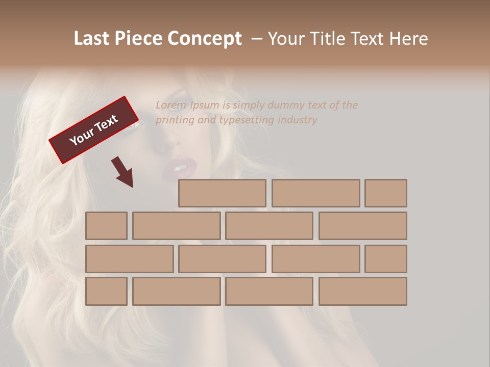 Attractive Fashion Haircut PowerPoint Template
