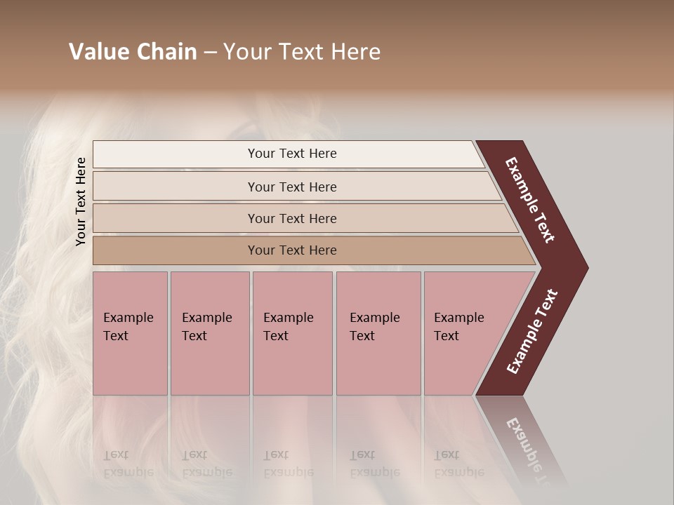 Attractive Fashion Haircut PowerPoint Template