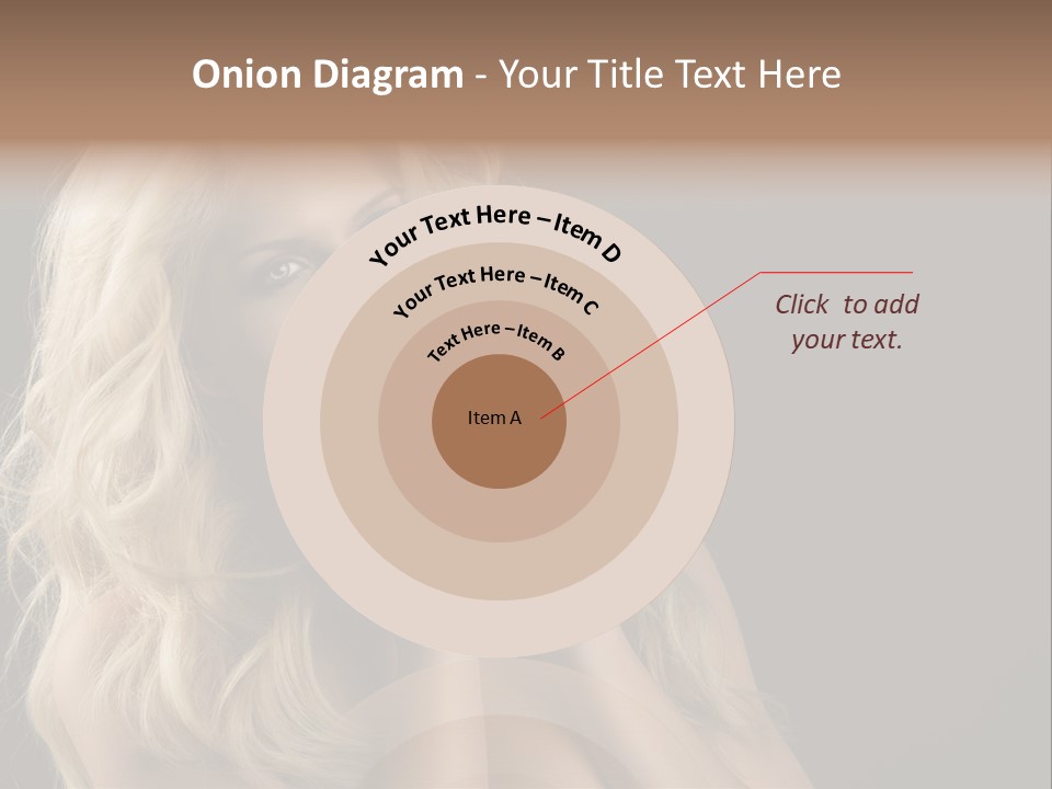 Attractive Fashion Haircut PowerPoint Template